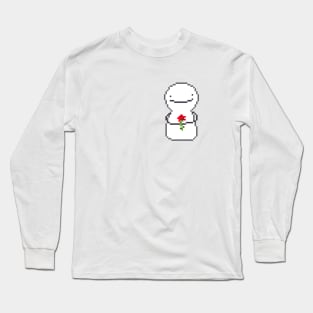 dream blob holding rose Long Sleeve T-Shirt